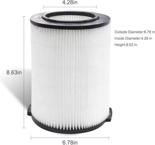 VF4000 Replacement Filters for Ridgid Shop Vac 72947 Wet (4 Count)