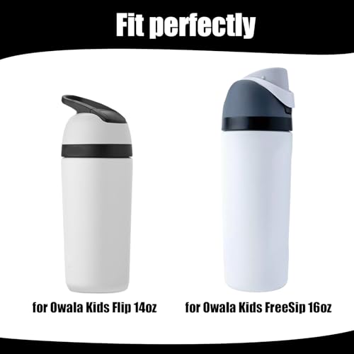 2PCS Protective Boot Compatible with Owala Kids Water Bottle 16 oz &14 oz