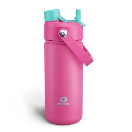 Insulated Water Bottle with Straw Stainless Steel Water Bottle