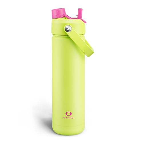 Insulated Water Bottle with Straw Stainless Steel Water Bottle