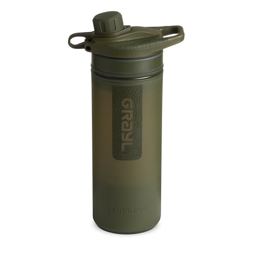 GeoPress 24 oz Water Purifier & Water Filter Bottle