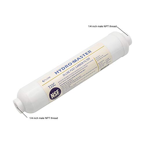 IN LINE POST CARBON FILTER With 1