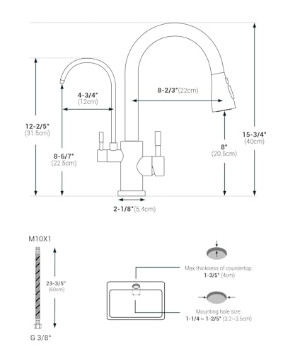 Kitchen Faucet with Water Filter