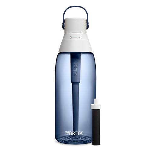 Hard Sided Plastic Premium Filtering Water Bottle