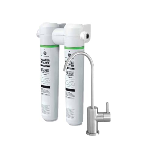 Dual Stage Under Sink Water Filtration System with Faucet