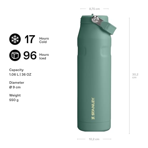 1913 Flip Straw Sports Water Bottle 1.06L