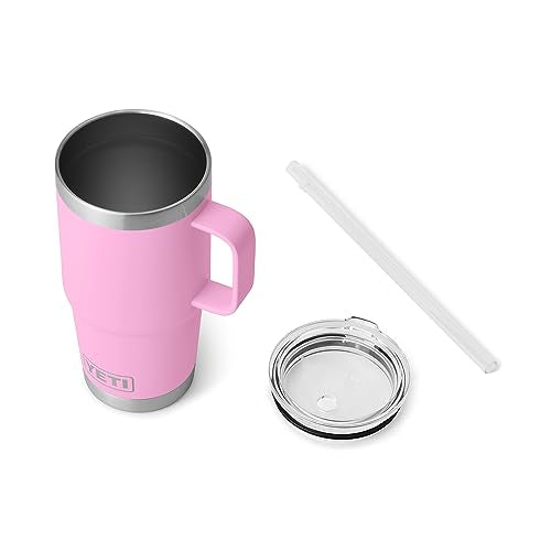 Rambler 25 oz Tumbler with Handle and Straw Lid