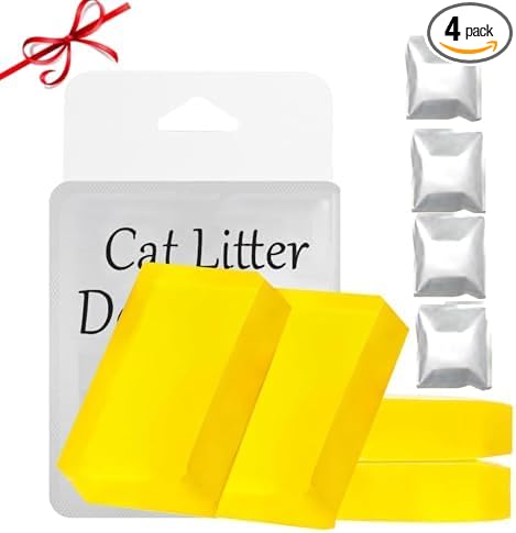 Pet Odor Eliminator for Litter Box litter deodorizer Home Cat Litter Deodorizer Compatible with Most Automatic Litter Boxes Safe litter box odor eliminator Enzyme Formula for Cats & Dog