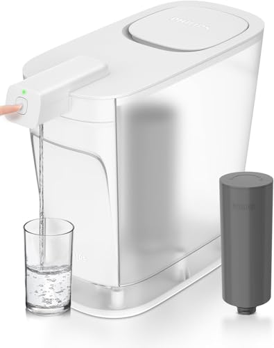Electric Water Filter Pitcher & Water Filter Dispenser (160 Fl Oz)