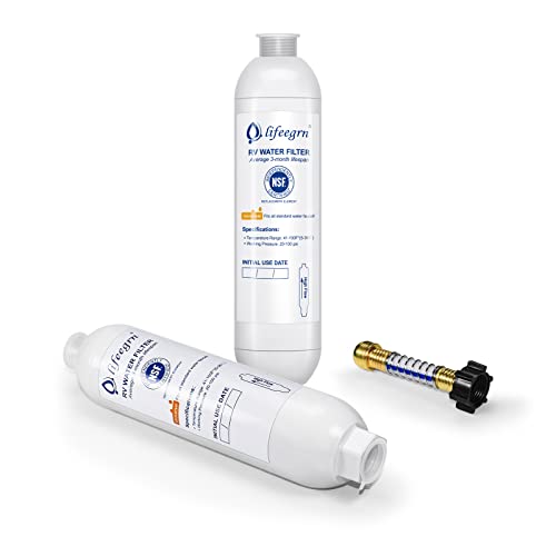 RV Water Filter with Hose Protector (2 Count)