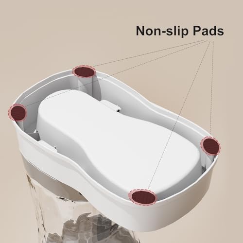 Automatic Dog Water Dispenser Gravity Stainless Steel Water Waterer Feeder