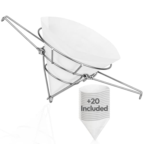 Cone Filter Holder with 20 Paper Filters