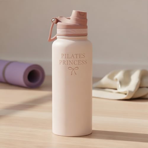 Pilate Stainless Steel Water Bottle with Strap 32oz