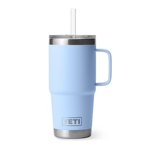 Rambler 25 oz Tumbler with Handle and Straw Lid