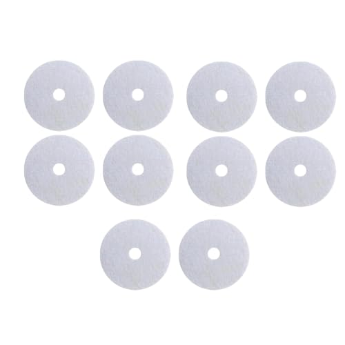 10 Pcs White Universal Cloth Dryer Exhaust Filter Portable Dryer Replacement Lint Filter Air Intake Paper Filters for Chef Dryer