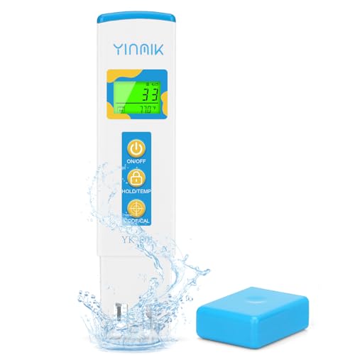 TDS EC Temp Meter Conductivity Tester for Hydroponic Water PPM Meter