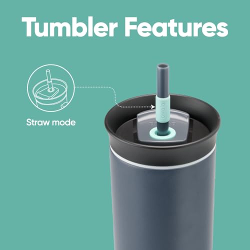 Tumbler Stainless Steel Water Bottle 24 oz Foggy Tide