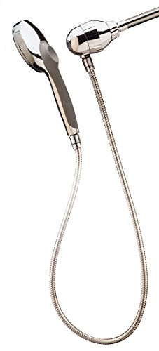 S-H200-C Hand-Held Showerhead with Magnetic Base and Filter, 10,000 Gallon, Brushed Chrome