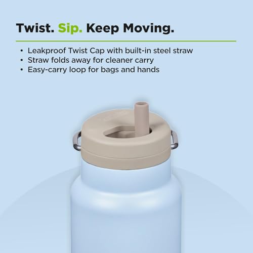 32oz TKWide Insulated Water Bottle with Twist Cap