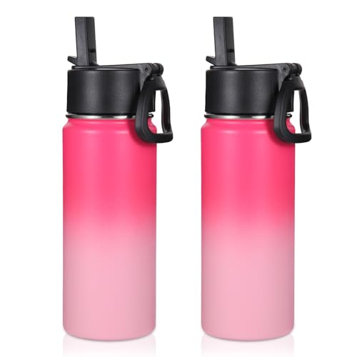 16 OZ Kids Water Bottle Bulk 2 Pack (2 Count)