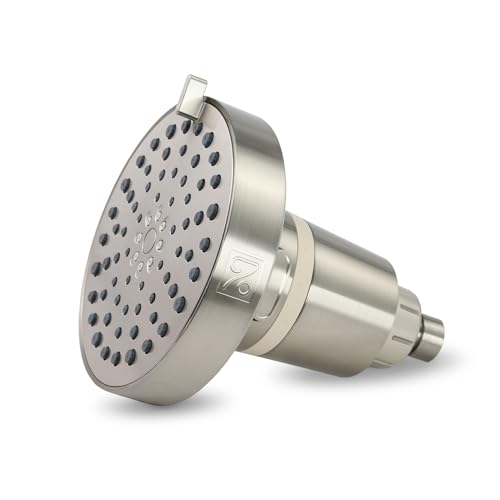 SEVENTY 4 Setting Filtered Shower Head with Shower Filter in Brushed Nickel