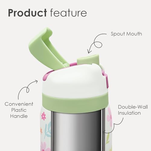 Floral Stainless Steel Water Bottle