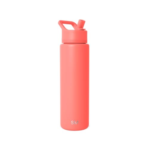 Insulated Water Bottle with Straw