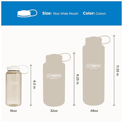 16 oz Wide Mouth Water Bottle