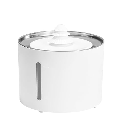 Large Capacity Pet Water Fountain with Stainless Steel Top