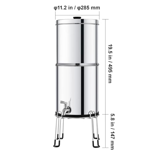 Gravity fed Water Filter System
