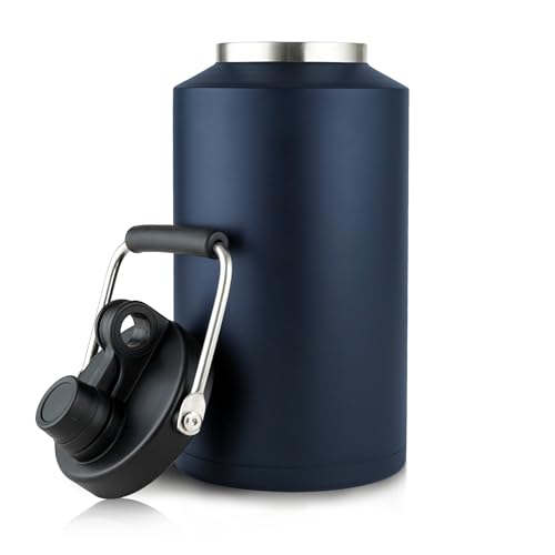1 Gallon Water Bottle Insulated Stainless Steel Keeps Ice 48Hr