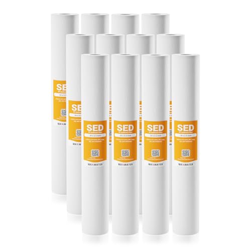 5 Micron 20 x 2.5 Sediment Water Filter Replacement Melt (12 Count)