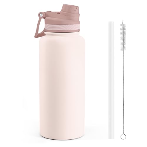Stainless Steel Water Bottle with Strap 32oz