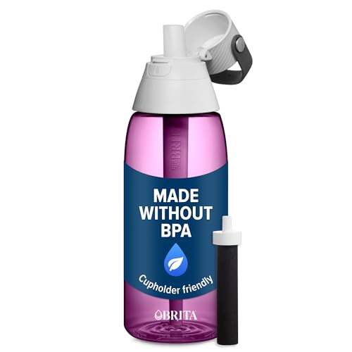 Hard Sided Plastic Premium Filtering Water Bottle