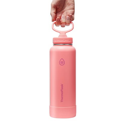Insulated Water Bottle with Straw Lid