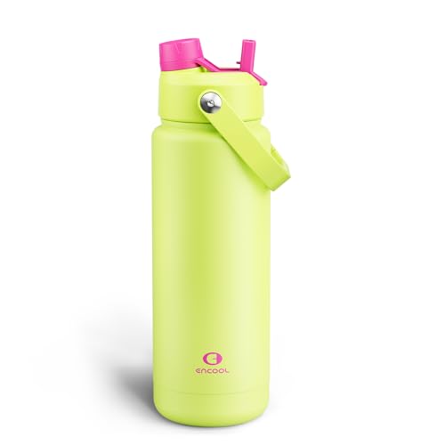 Insulated Water Bottle with Straw Stainless Steel Water Bottle
