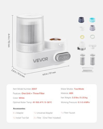 Faucet Mount Water Filter