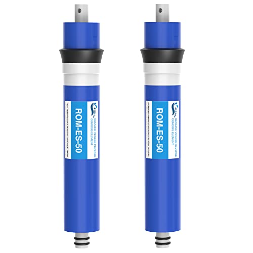 50 GPD RO Membrane Filter 12"x1.8" Reverse Osmosis Membrane Replacement (2 Count)