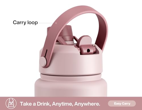 32 oz Insulated Water Bottle with 2