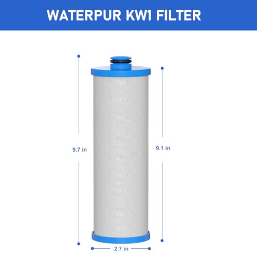 KW1 RV Water Filter 2.5 x 10" Compatible with RCS (3 Count)