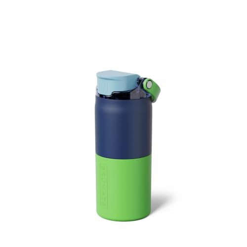Rise 18oz Water Bottle with Covered Silicone Straw