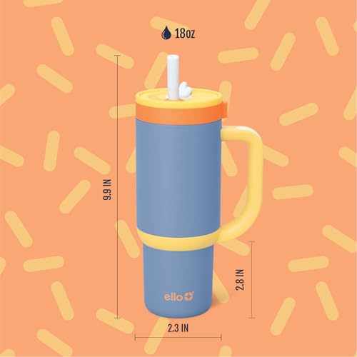 Oasis 18oz Insulated Stainless Steel Kids Tumbler with Straw