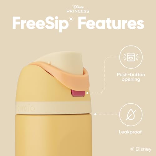 Princess FreeSip Stainless Steel Water Bottle 24 oz Belle