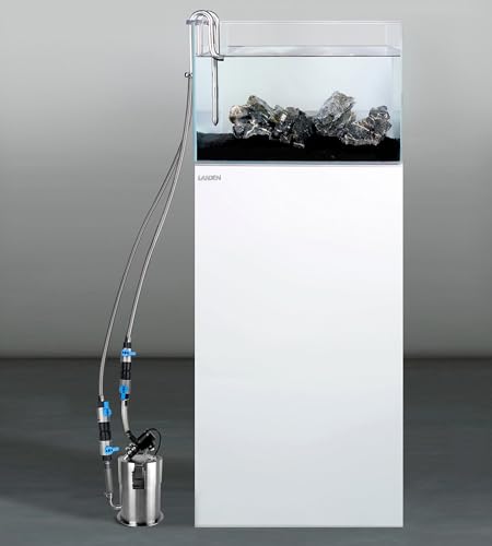 Aquarium External Stainless Steel Canister Filter Kit for 15Gal Tank