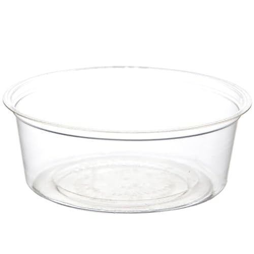 Compostable Clear PLA Plastic 2oz Portion Cups (2000 Count)