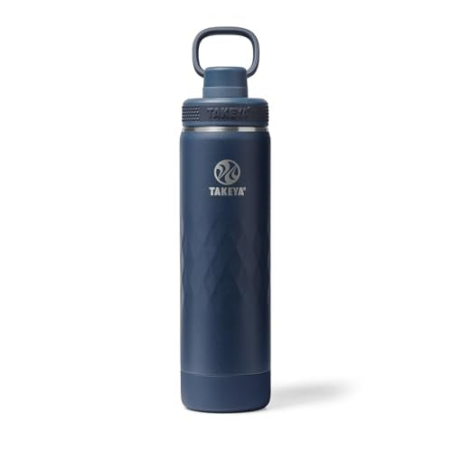 Sport Triple Insulated Water Bottle with Spout Lid and Ice Blocker