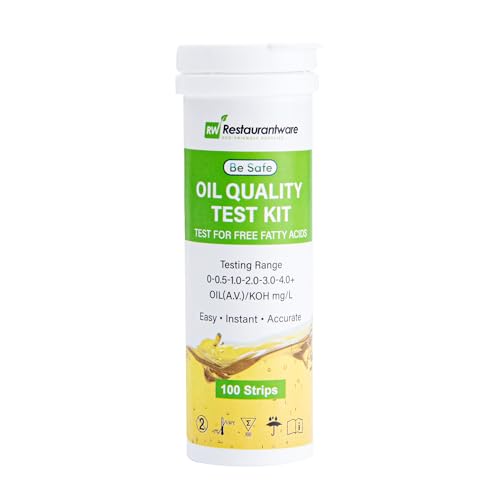 3.8 x 1.3 Inch Restaurant Test Strips 100 Low Range Food Service Test Strips (100 Count)