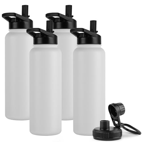 40 oz Insulated Water Bottle Bulk (4 Count)