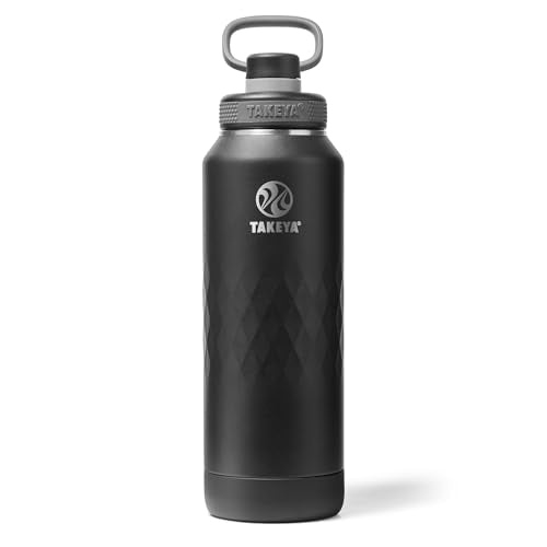 Sport Triple Insulated Water Bottle with Spout Lid and Ice Blocker