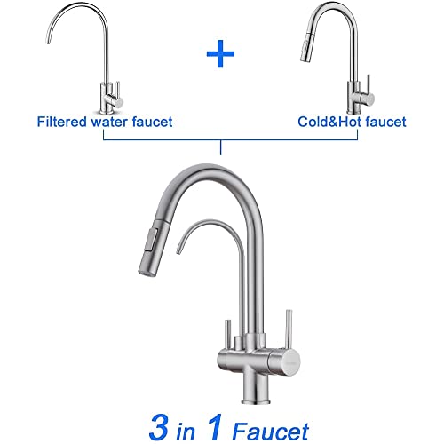 Kitchen Faucet with Pull Down Sprayer